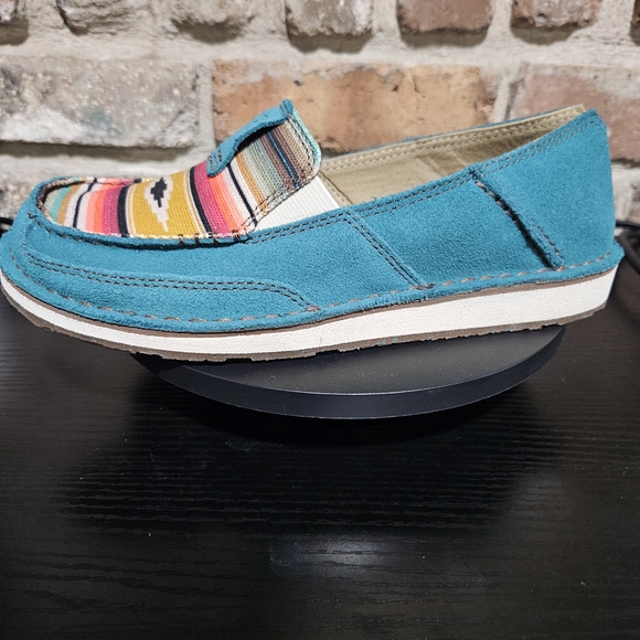 Ariat Turquoise Multicolor Women's Loafers - Picture 6 of 7
